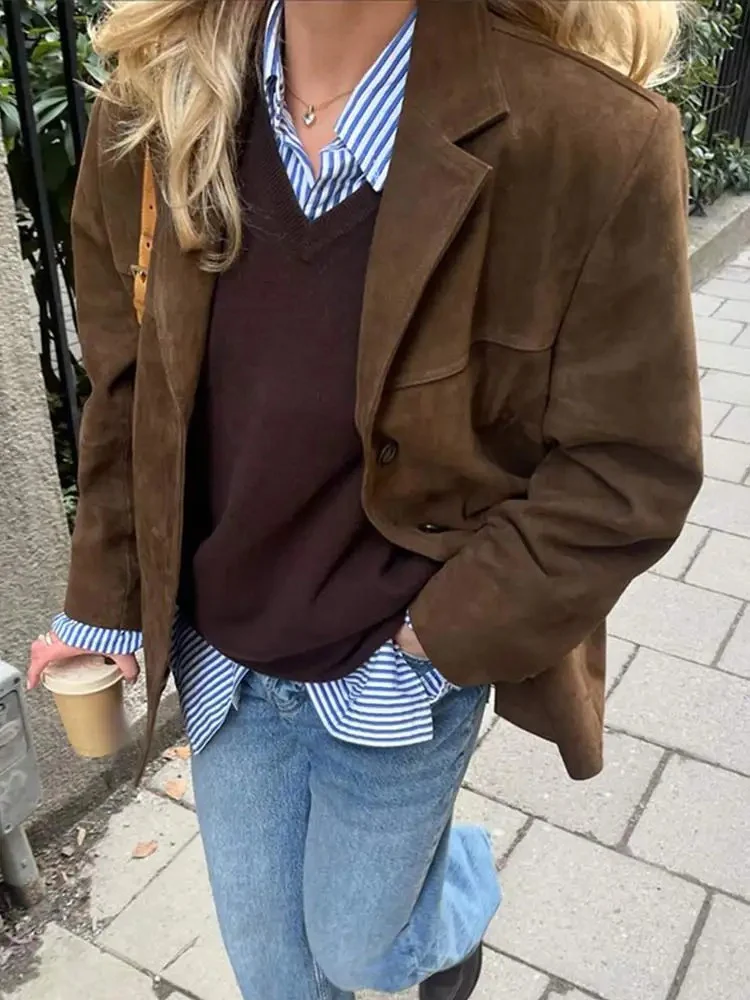 Alice Oversized Trenchcoat | Wide Lapel Button Front Trenchcoat - Image 3