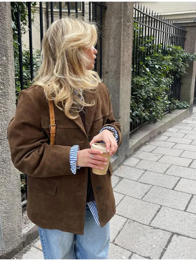 Alice Oversized Trenchcoat | Wide Lapel Button Front Trenchcoat - Image 9