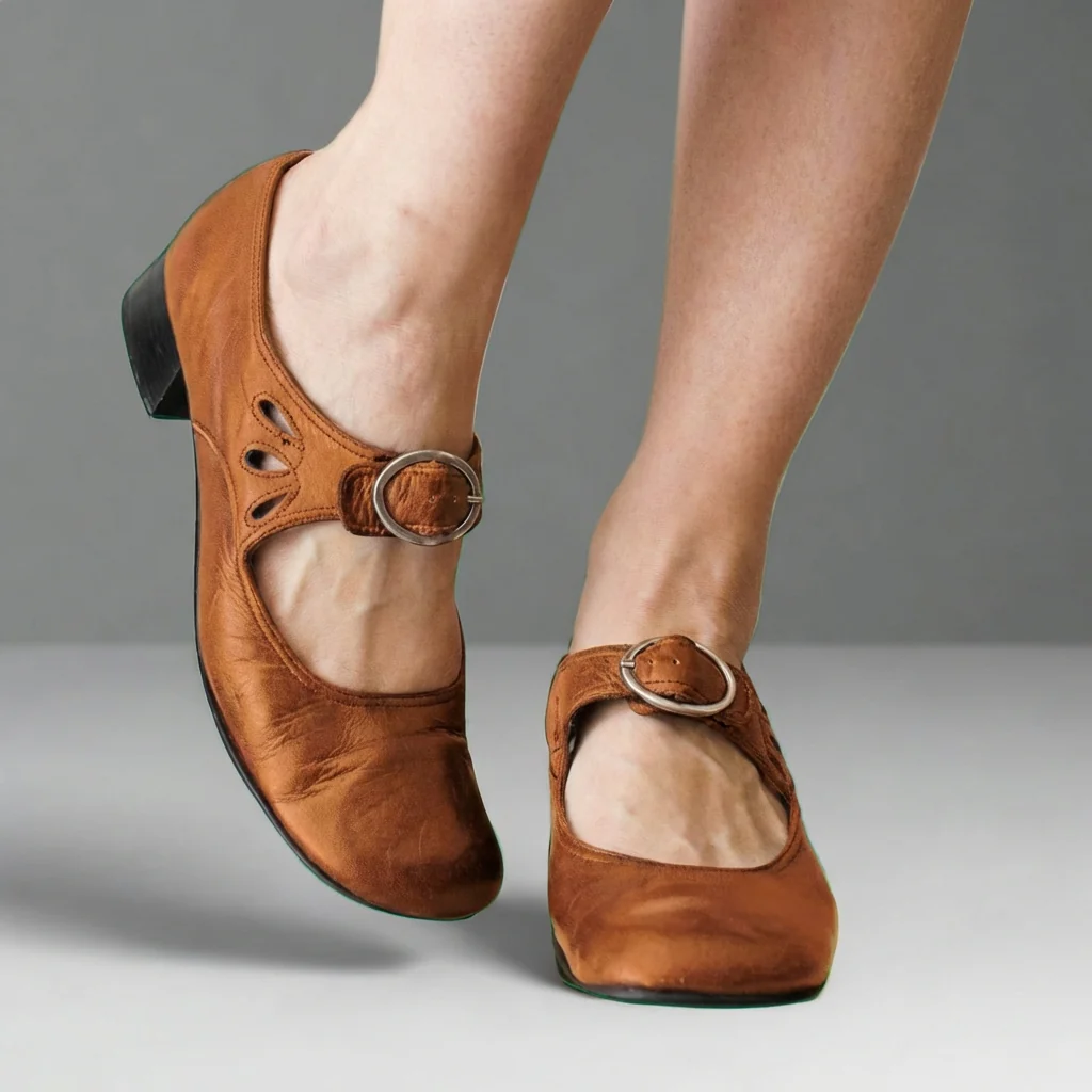 Amelia Orthopedic Mary Jane Sandals | Comfort Fit Buckle Sandals