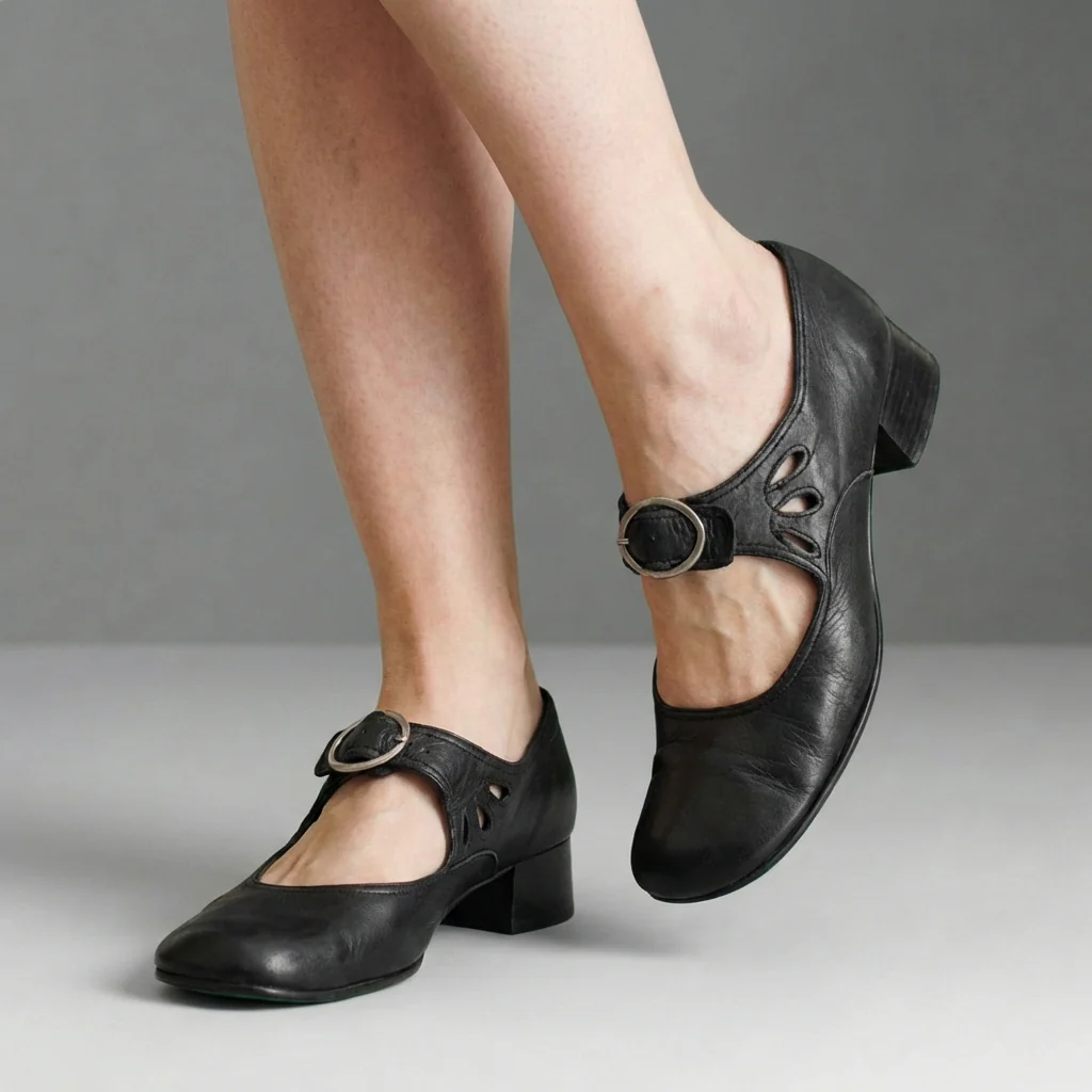 Amelia Orthopedic Mary Jane Sandals | Comfort Fit Buckle Sandals - Image 5