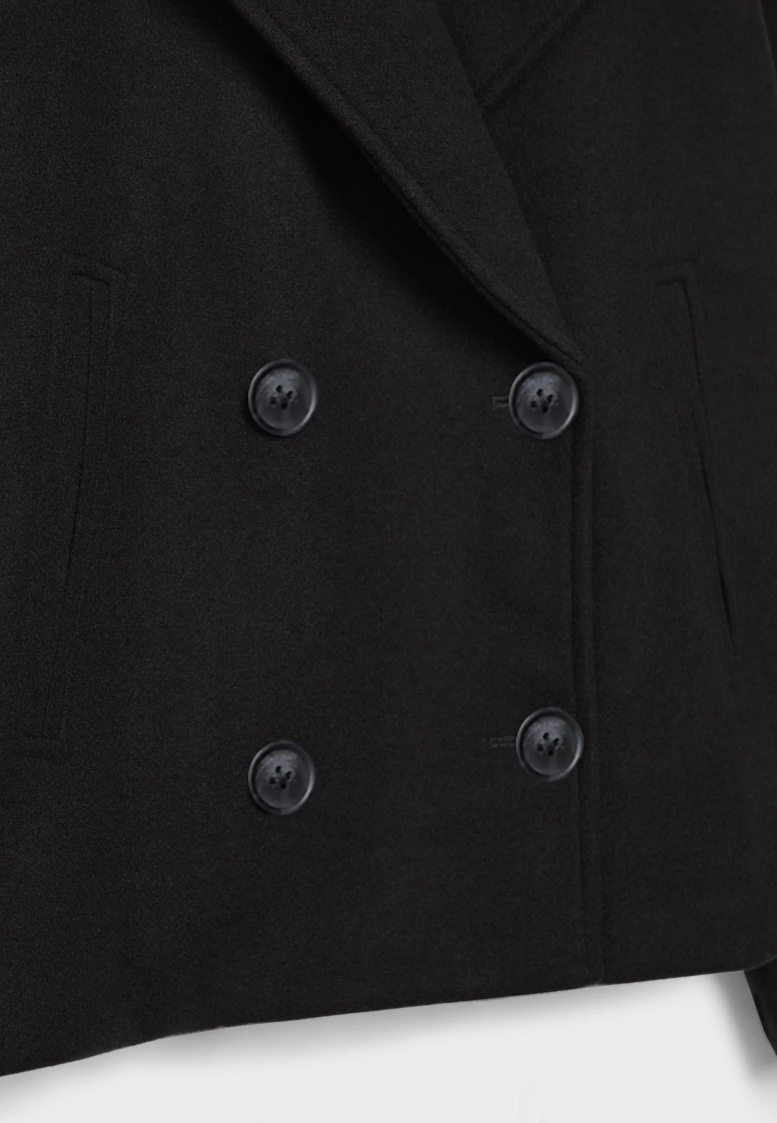 Amelia Cropped Double-Breasted Jacket | Relaxed Fit Button Front Jacket - Image 13