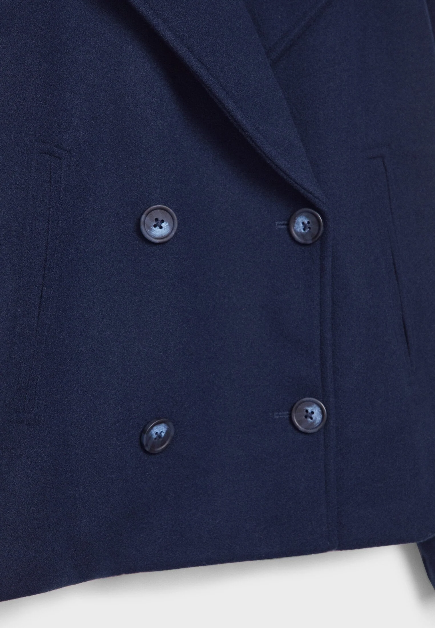 Amelia Cropped Double-Breasted Jacket | Relaxed Fit Button Front Jacket - Image 15