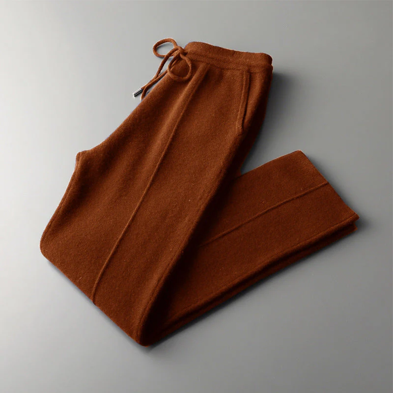 Amelia Relaxed Fit Lounge Pants | Drawstring Waist Side Pockets Lounge Pants - Image 2