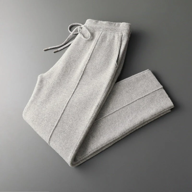 Amelia Relaxed Fit Lounge Pants | Drawstring Waist Side Pockets Lounge Pants - Image 4