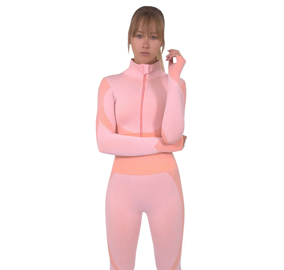 Anika Set | Seamless Sports Top 3-Piece Activewear Set - Image 7