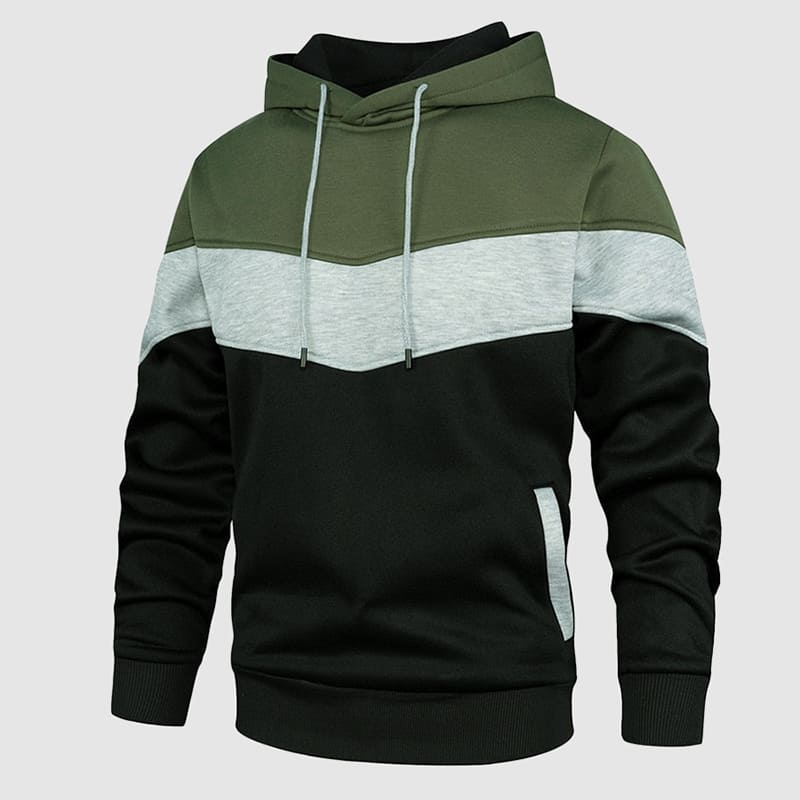 Arthur Fleece Hoodie | Color Block Casual Hoodie - Image 3