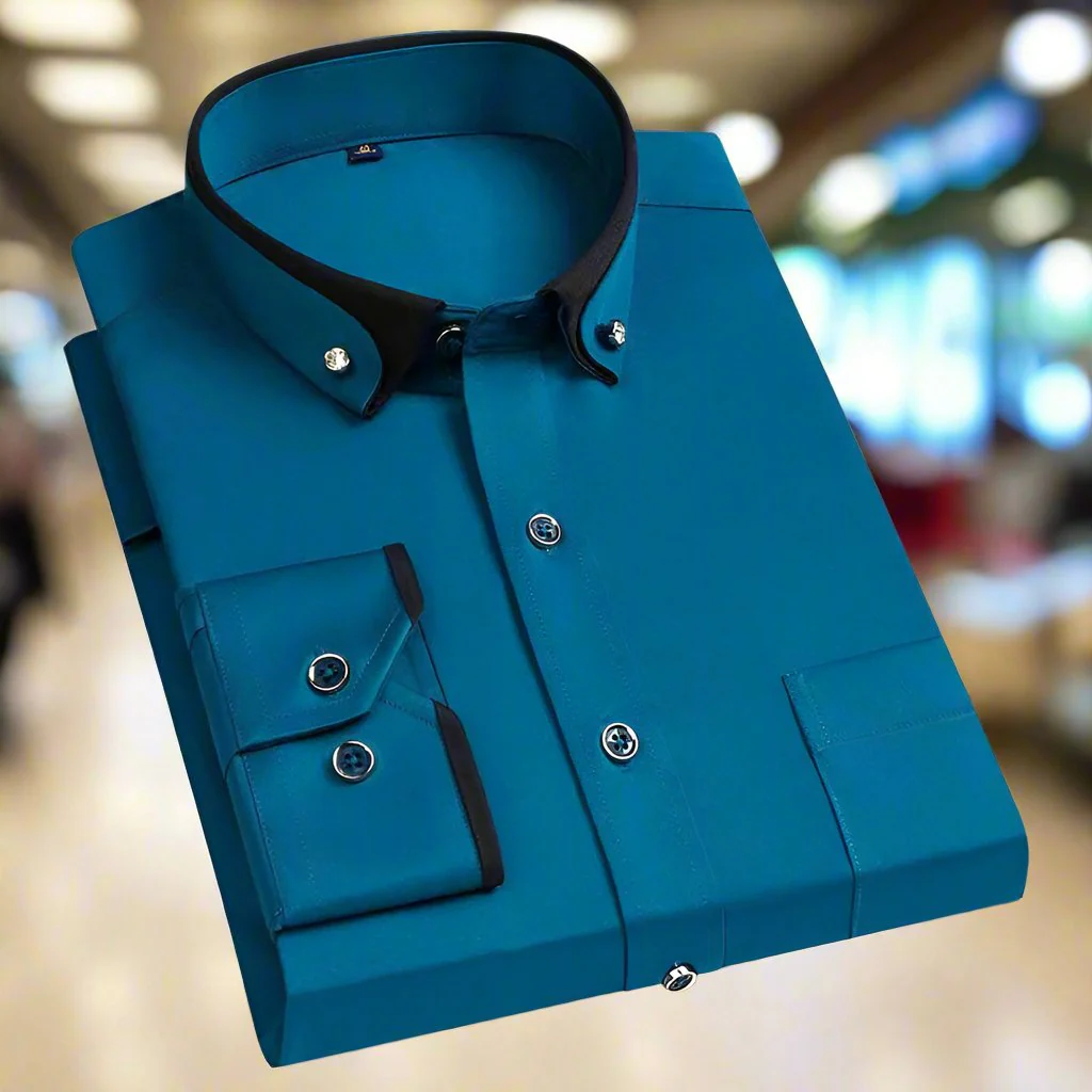 Arthur Regular Fit Shirt | Collared Long Sleeve Shirt - Image 3