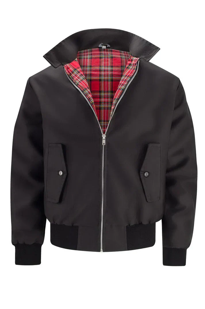 Arthur Regular Fit Harrington Jacket | Collared Long Sleeve Jacket - Image 2