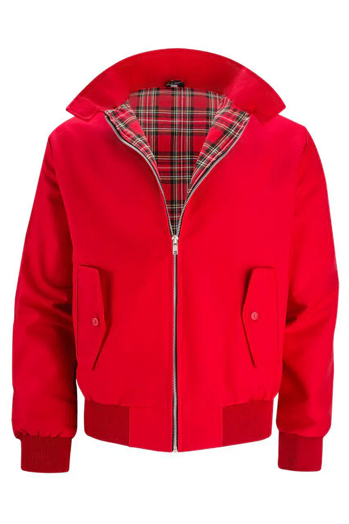 Arthur Regular Fit Harrington Jacket | Collared Long Sleeve Jacket - Image 6
