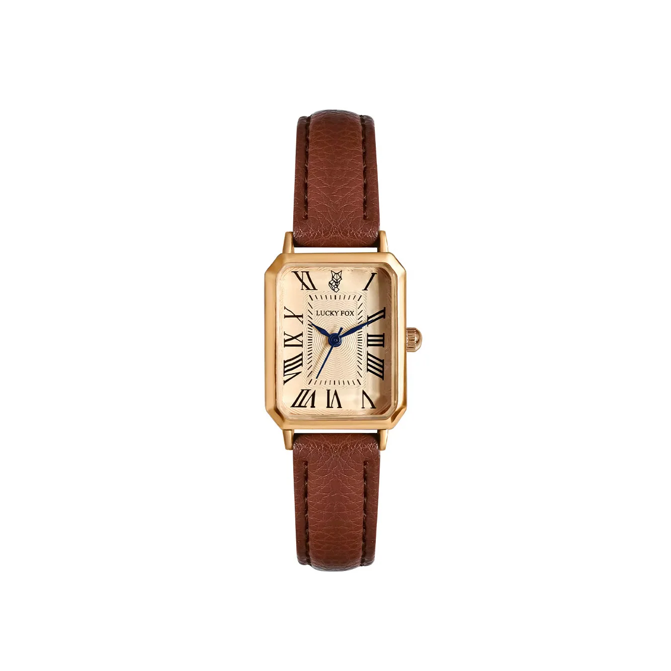 Ava Rectangular Wrist Watch | Roman Numerals Wrist Watch - Image 6