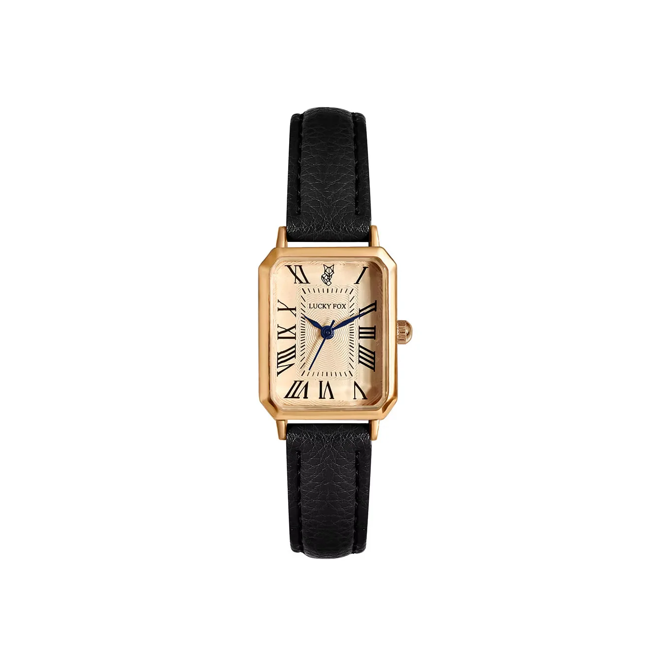 Ava Rectangular Wrist Watch | Roman Numerals Wrist Watch - Image 7