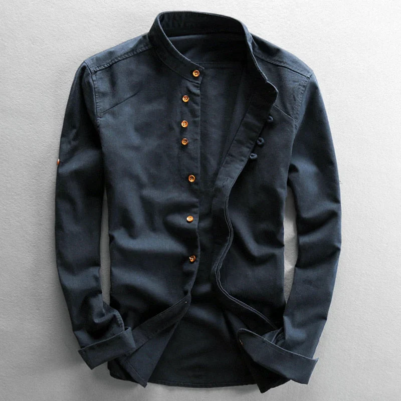 Bailey Shirt | Linen Blend Lightweight Shirt - Image 3