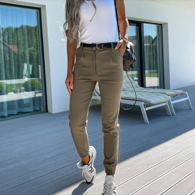 Beckie Pants | Women's Stretch Skinny Jogger Pants - Image 7