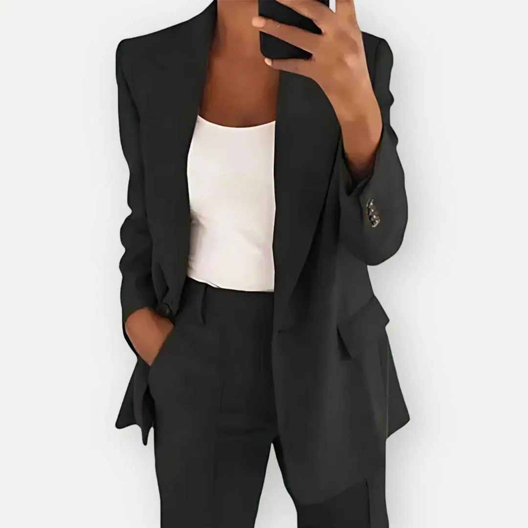 Eleanor - Two-Piece Cotton Formal Suit - Image 4
