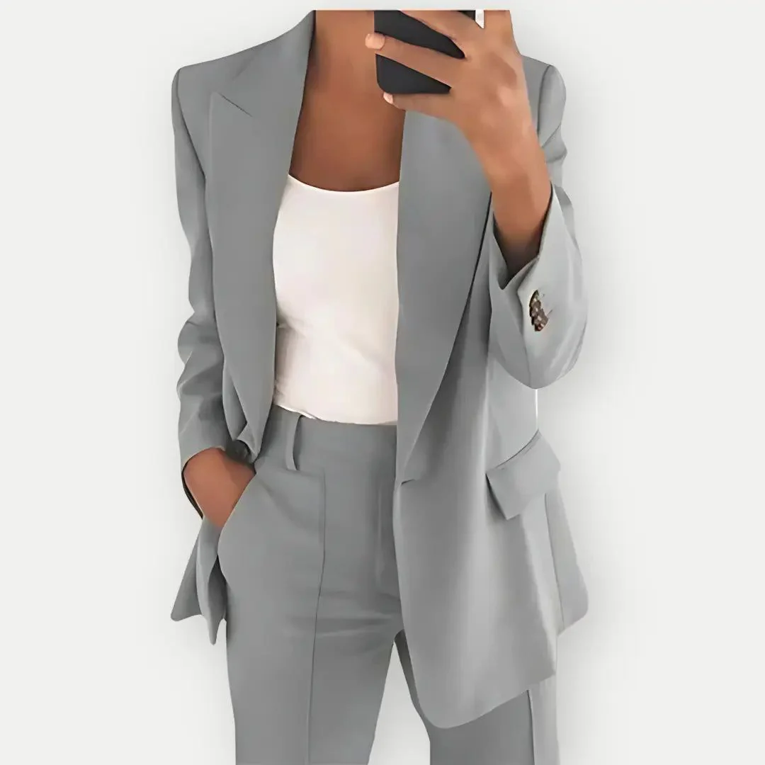 Eleanor - Two-Piece Cotton Formal Suit - Image 5