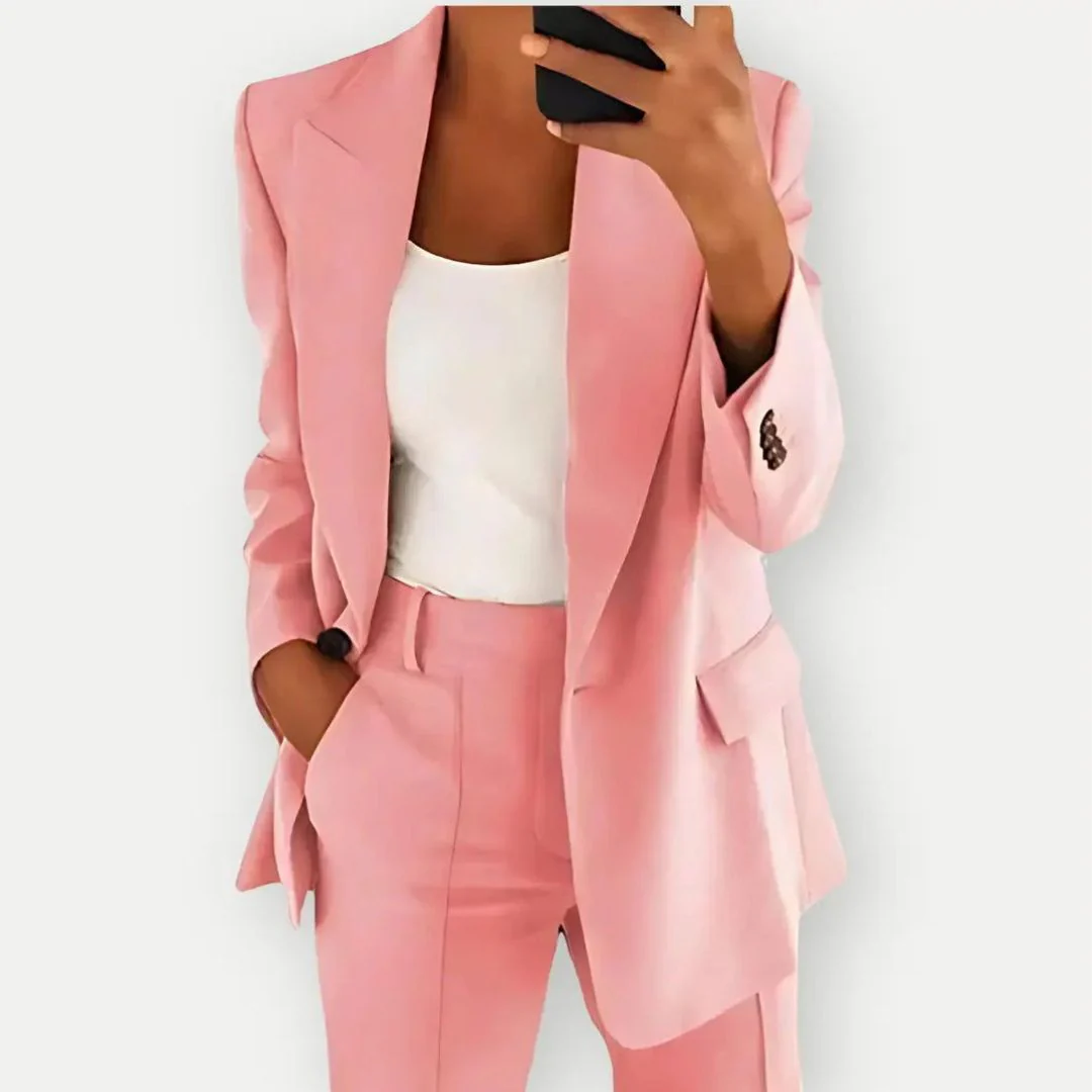 Eleanor - Two-Piece Cotton Formal Suit - Image 6