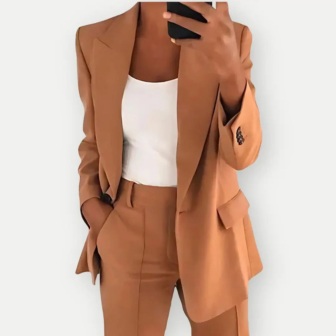 Eleanor - Two-Piece Cotton Formal Suit - Image 7