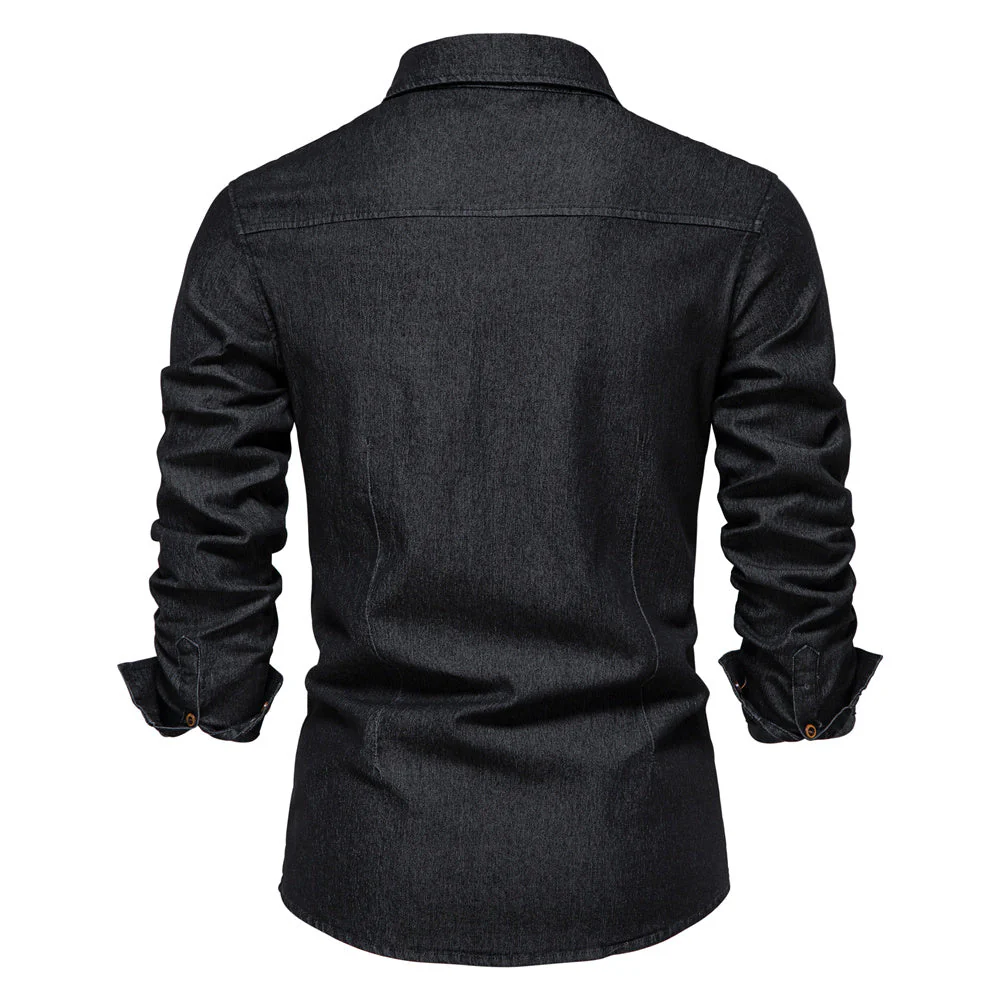 Billy Shirt | Men's Long-Sleeve Denim Button-Up - Image 2
