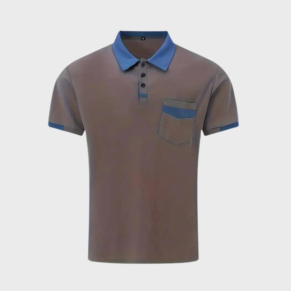 Dariel Polo Shirt | Men's Contrast Collar Slim-Fit Polo - Image 10