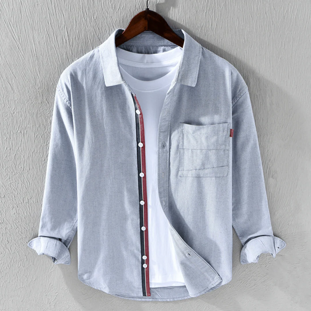 Darren Shirt | Men's Casual Button-Up Long Sleeve Shirt - Image 5