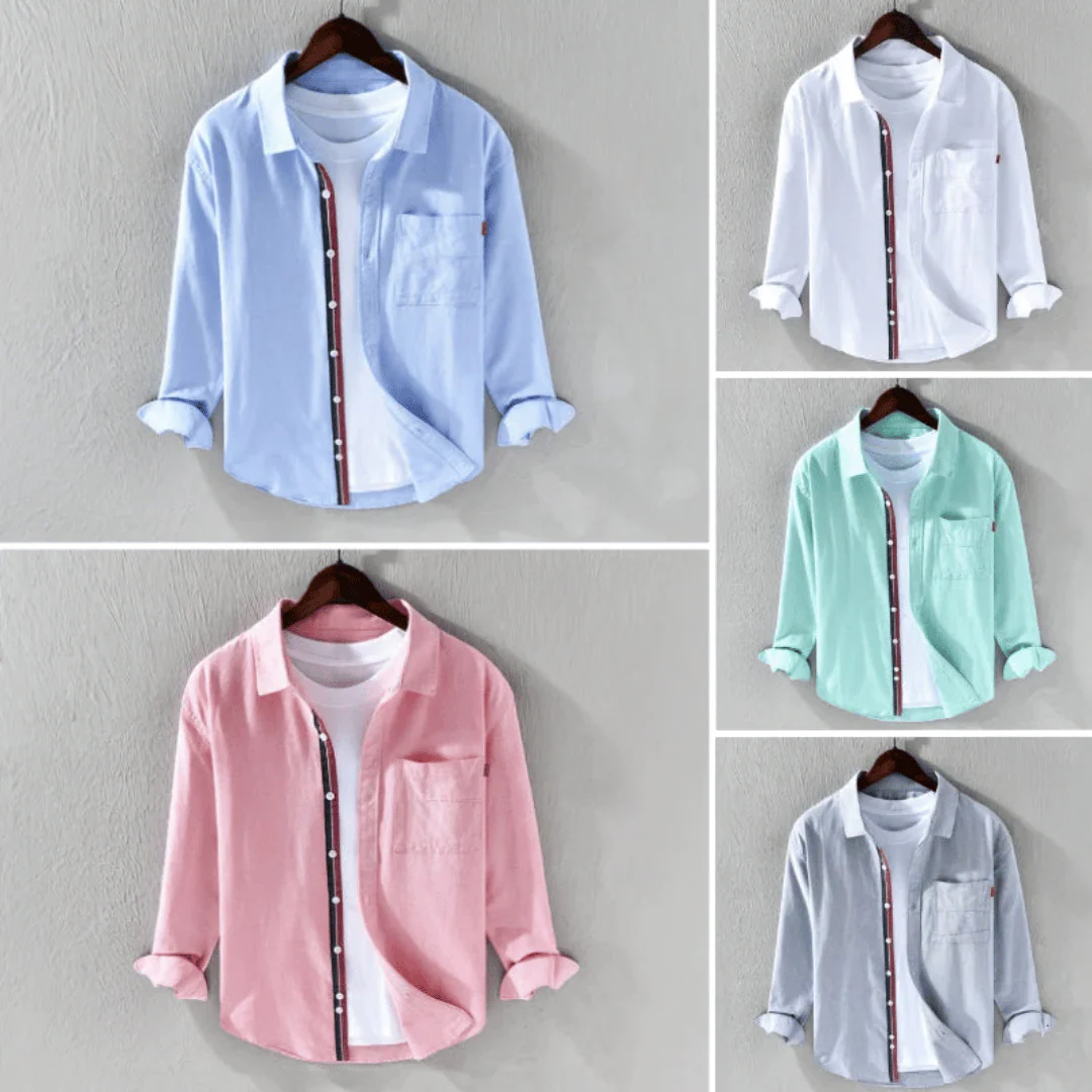 Darren Shirt | Men's Casual Button-Up Long Sleeve Shirt - Image 6