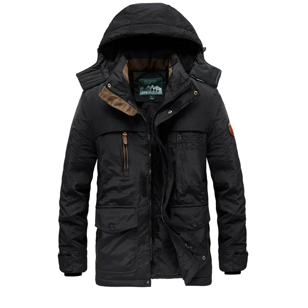 Dustin Coat | Men’s Hooded Winter Warm Coat - Image 3