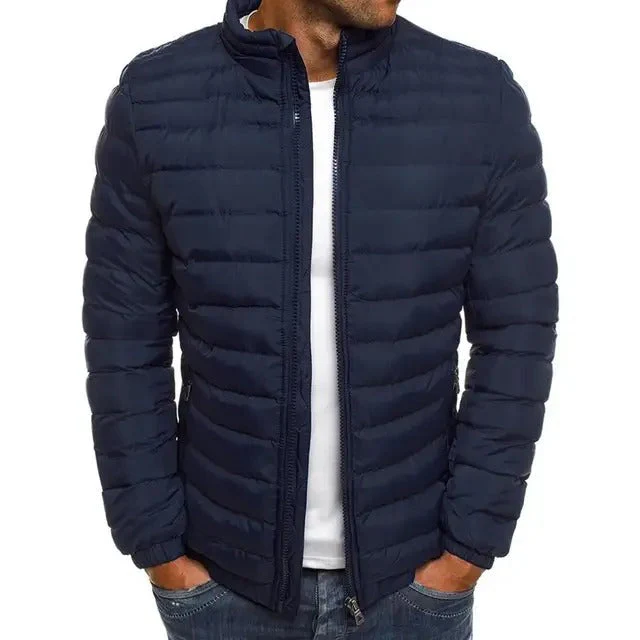 Dustin Jacket | Men’s Mid-Season Stand-Up Collar Jacket - Image 4