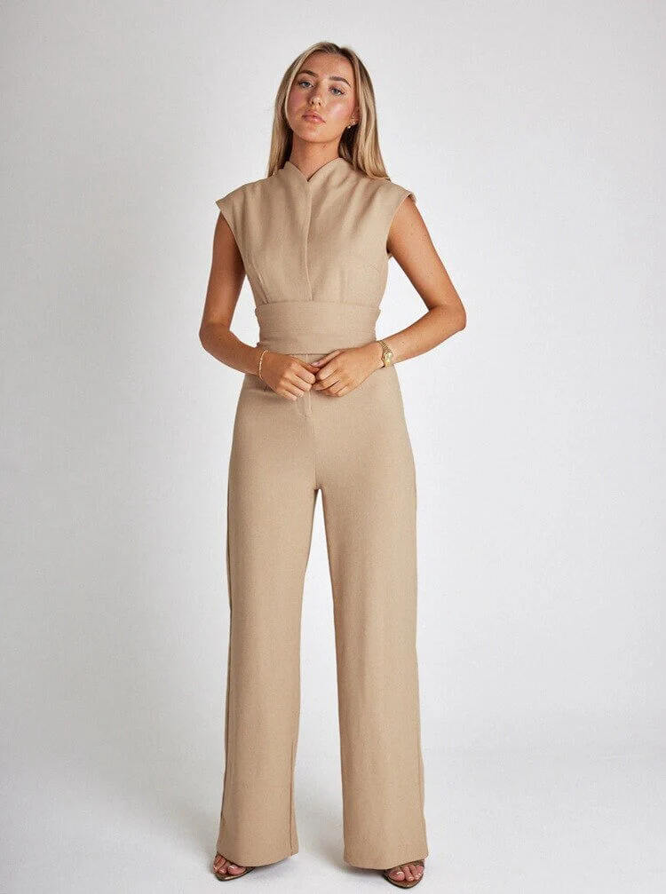 Ebony Jumpsuit | Elegant Black Wrap Jumpsuit - Image 3