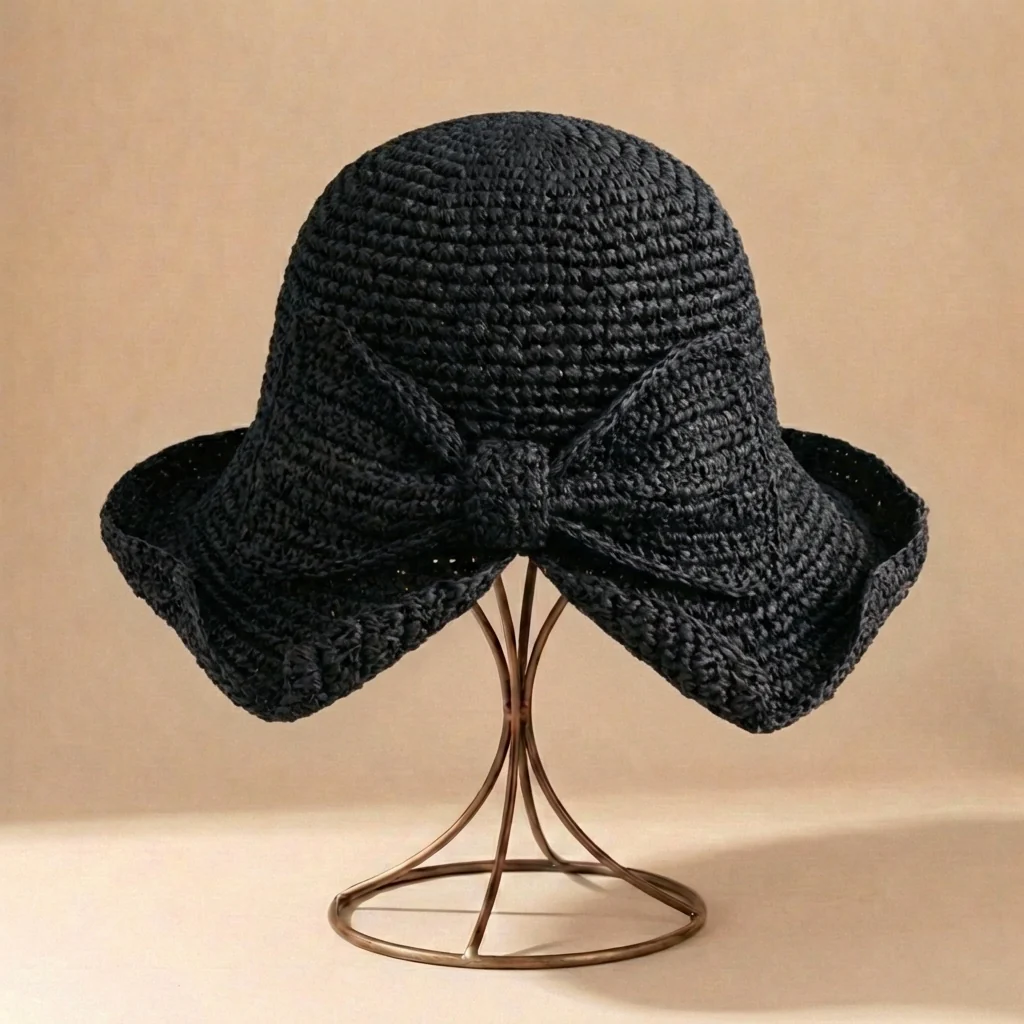 Elowen Woven Straw Sun Hat | Lightweight Breathable Summer Beach Hat - Image 3