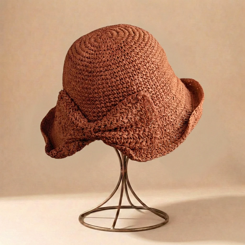 Elowen Woven Straw Sun Hat | Lightweight Breathable Summer Beach Hat - Image 8