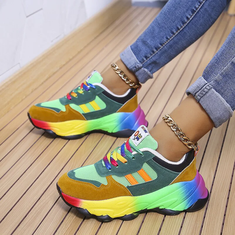 Elvina Sneakers | Rainbow Orthopedic Sneakers - Image 4