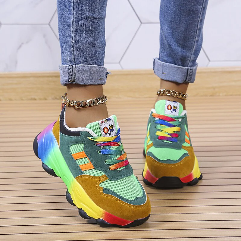 Elvina Sneakers | Rainbow Orthopedic Sneakers - Image 6