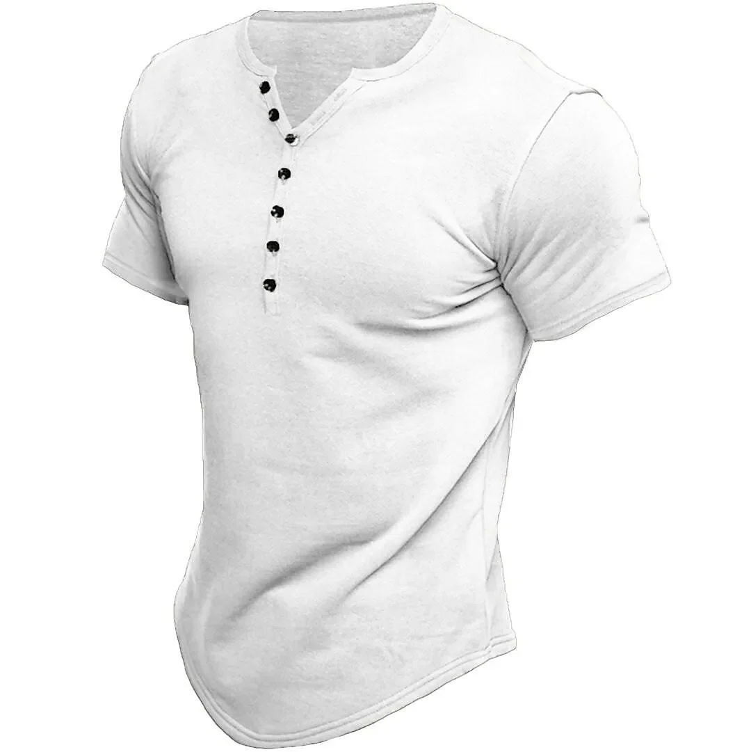 Everic T-Shirt | Men's Short Sleeve Turn-Down Collar T-Shirt - Image 3