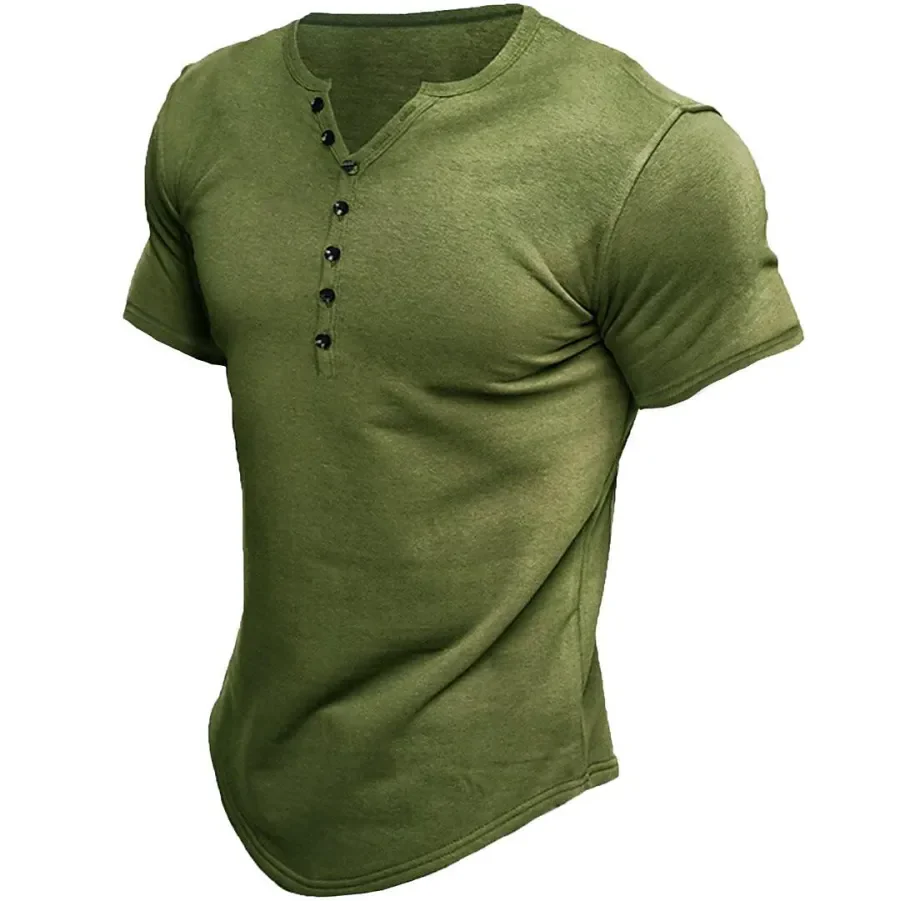 Everic T-Shirt | Men's Short Sleeve Turn-Down Collar T-Shirt - Image 4