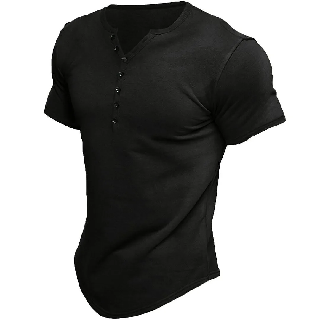 Everic T-Shirt | Men's Short Sleeve Turn-Down Collar T-Shirt - Image 5
