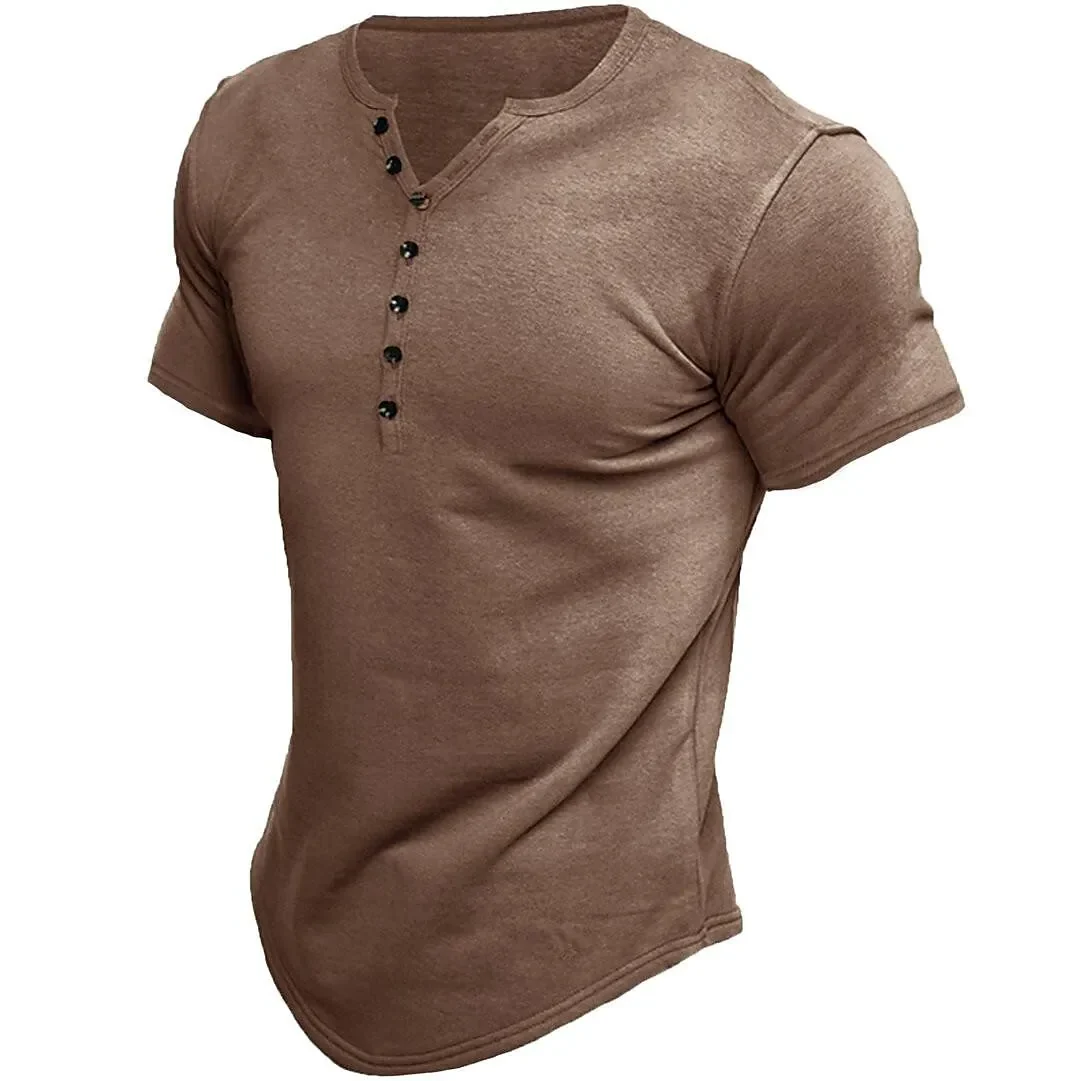 Everic T-Shirt | Men's Short Sleeve Turn-Down Collar T-Shirt - Image 6