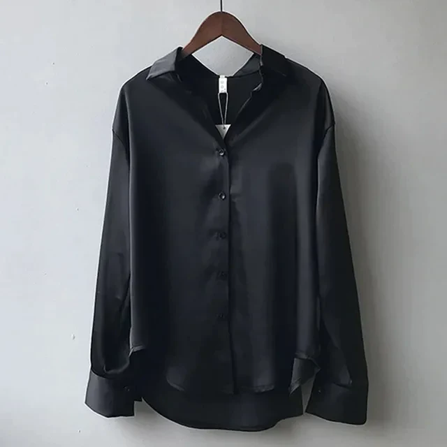 Florentina Blouse | Long Sleeve Button-Up Blouse for Women - Image 3