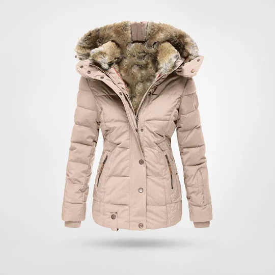 Francesca Padded Jacket | Hooded Fur-Lined Jacket - Image 5