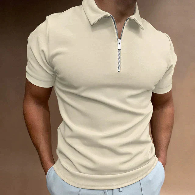 Frank Polo | Men’s Stylish Zip-Up Slim Fit Shirt - Image 7