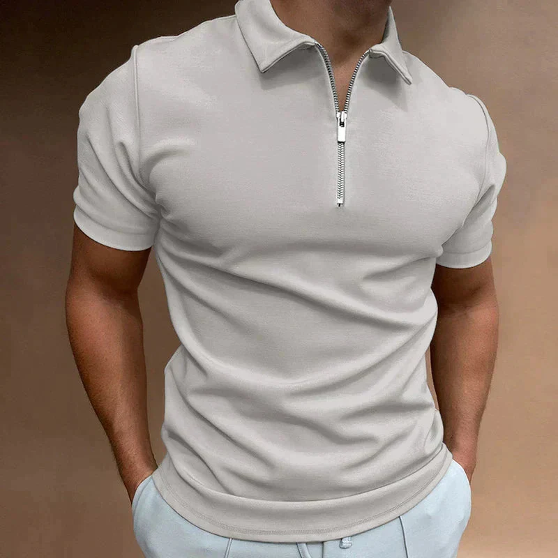 Frank Polo | Men’s Stylish Zip-Up Slim Fit Shirt - Image 8