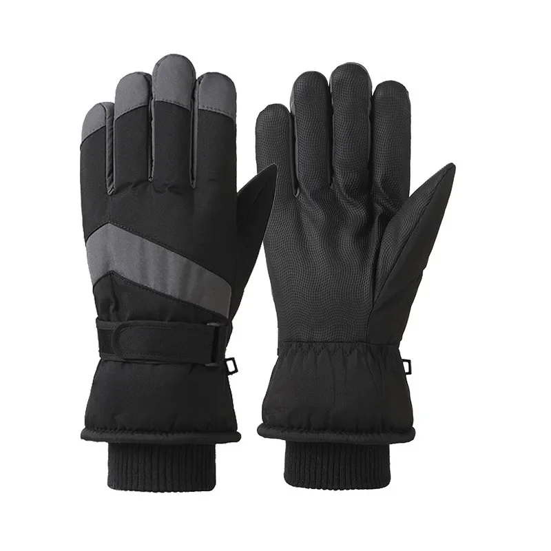 Freddie Wrist-Length Gloves | Textured Palm Ribbed Cuffs Gloves - Image 2
