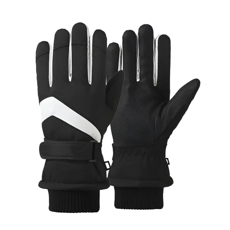 Freddie Wrist-Length Gloves | Textured Palm Ribbed Cuffs Gloves - Image 3