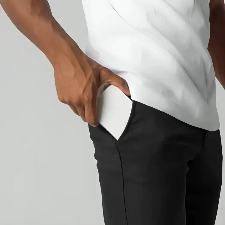 Gareth Trousers | Slim Fit Stretch Chino Trousers for Men - Image 3