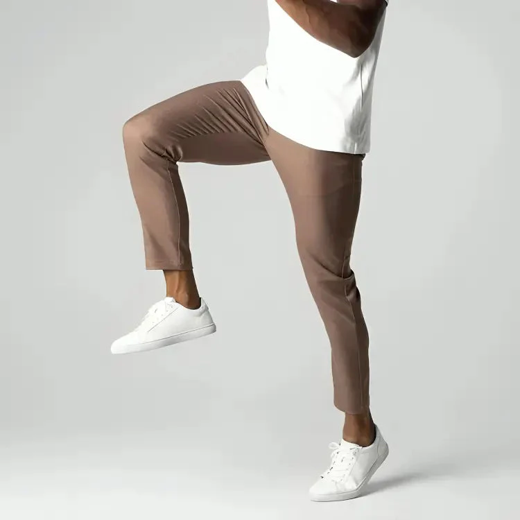 Gareth Trousers | Slim Fit Stretch Chino Trousers for Men - Image 6