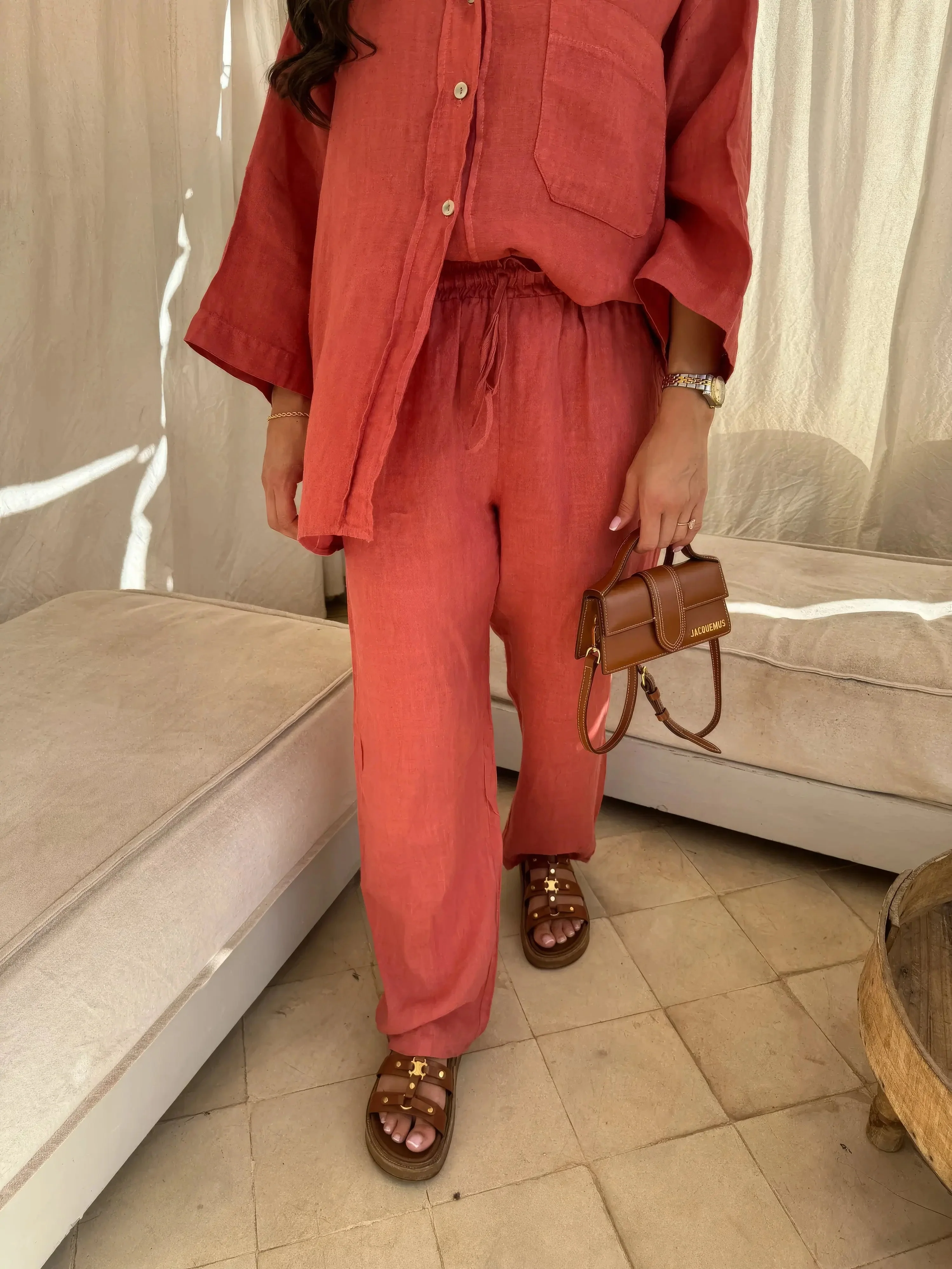 Grace Set | Two-Piece Relaxed Shirt and Trousers Set - Image 12