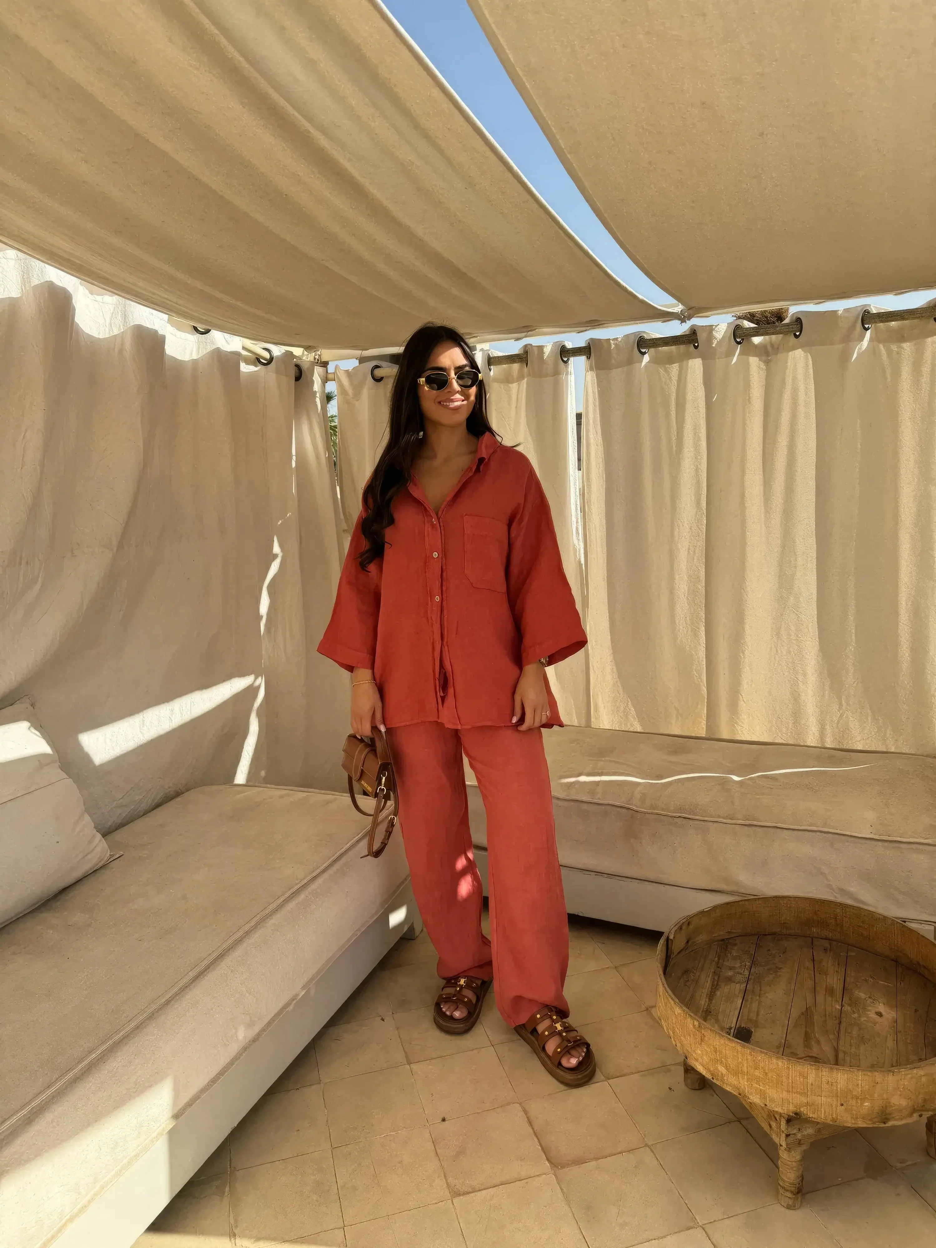 Grace Set | Two-Piece Relaxed Shirt and Trousers Set - Image 15