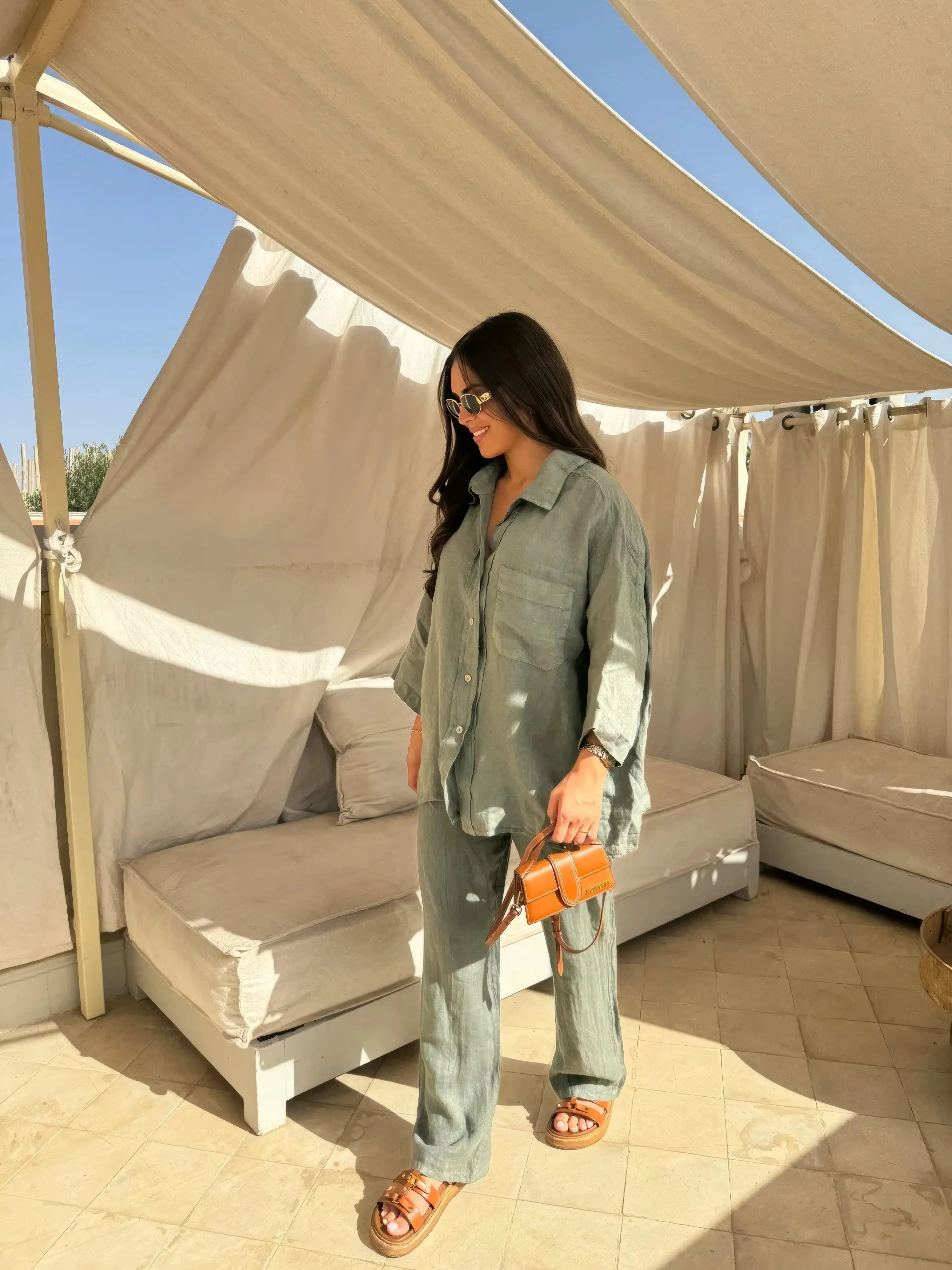 Grace Set | Two-Piece Relaxed Shirt and Trousers Set - Image 5