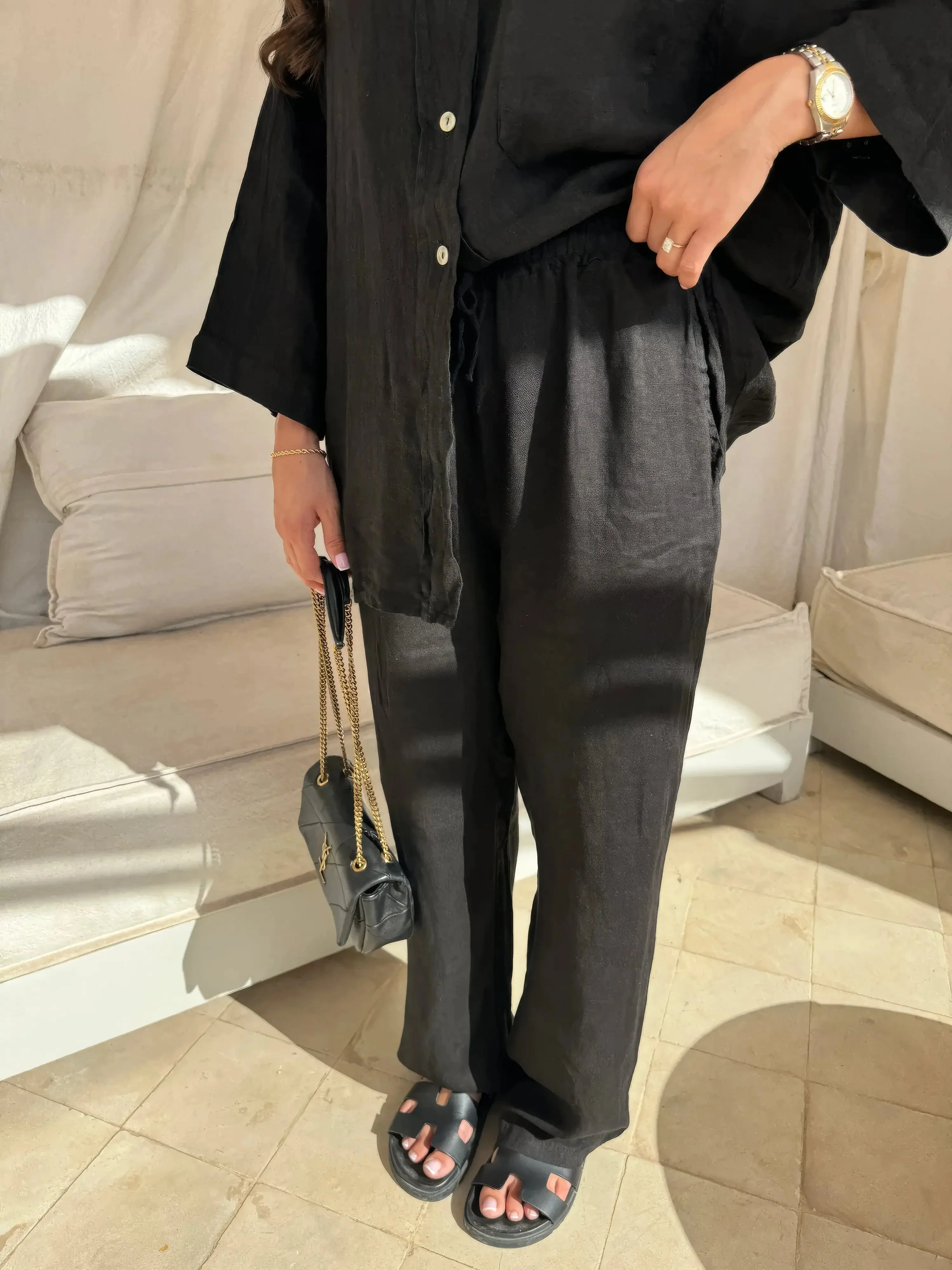 Grace Set | Two-Piece Relaxed Shirt and Trousers Set - Image 6