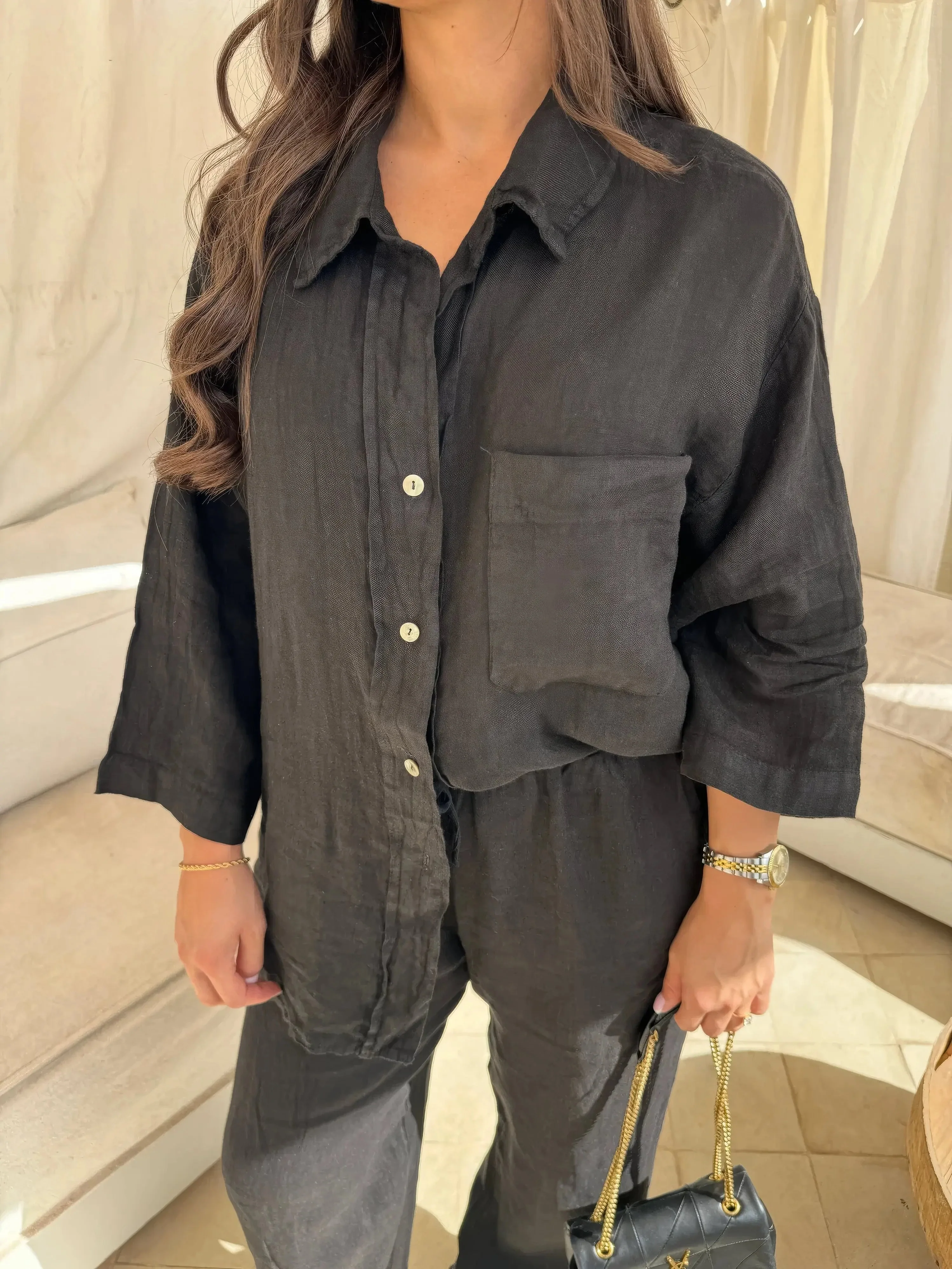 Grace Set | Two-Piece Relaxed Shirt and Trousers Set - Image 7