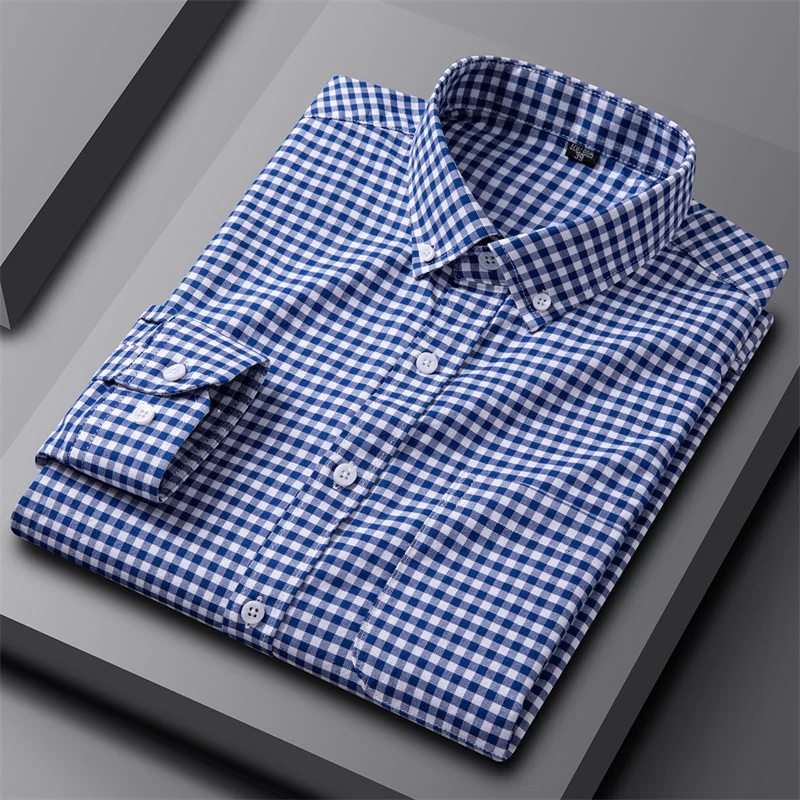 Harry Regular Fit Oxford Shirt | Striped Button-Down Collar Shirt - Image 11